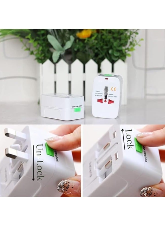 OMAKSS Travel Adapter, Worldwide All in One European Universal Adaptor, International Wall Charger Plug (Without USB PORT) for Asia Europe UK AUS and USA - Image 5