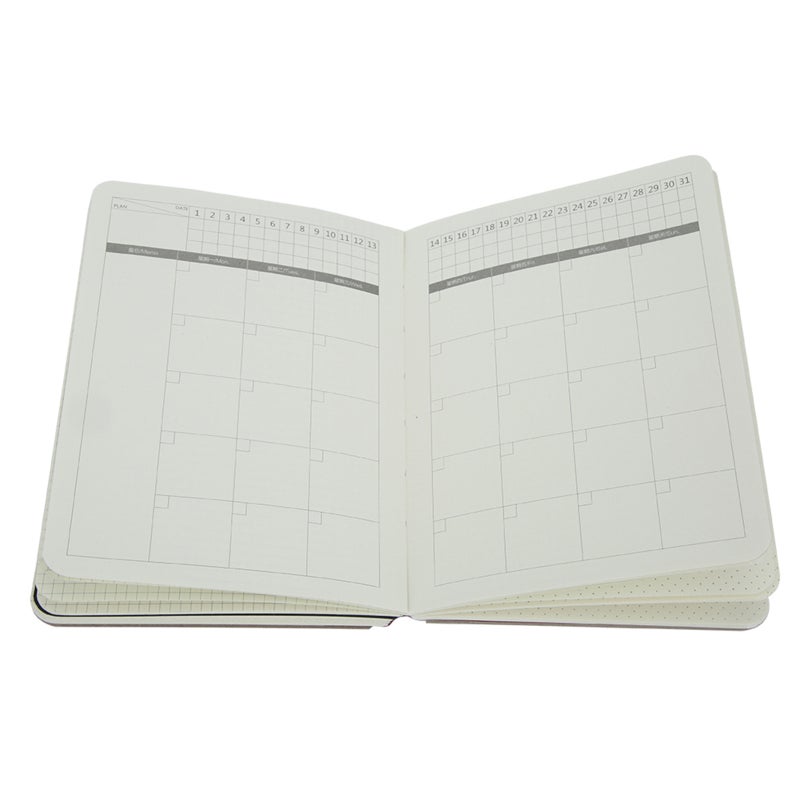 Hand Painting Notebook: 224 Pages With 160 Schedule Planning, 32 Yellow, 32 Lattice Pages - Durable Unfoldable Spine Fine Paper Journal Pad for Daily Writing, Planning And Hand Drawing - Image 3
