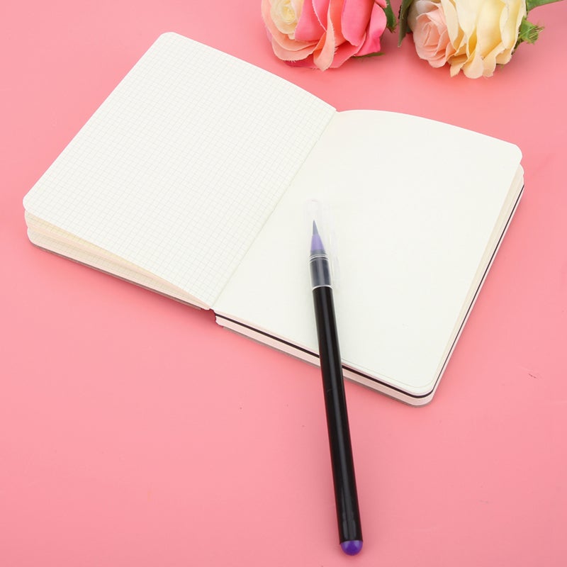 Hand Painting Notebook: 224 Pages With 160 Schedule Planning, 32 Yellow, 32 Lattice Pages - Durable Unfoldable Spine Fine Paper Journal Pad for Daily Writing, Planning And Hand Drawing - Image 2