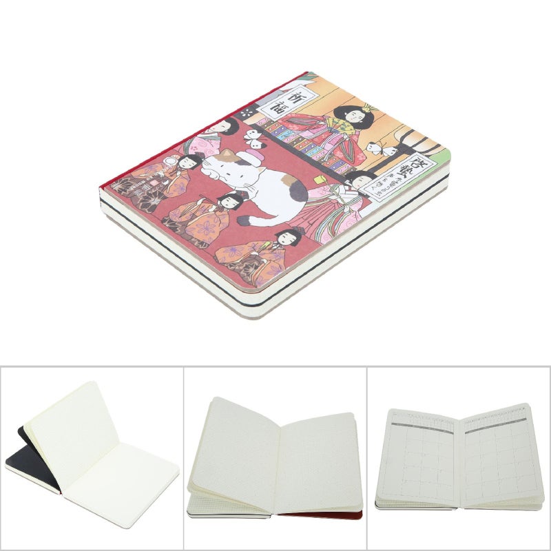 Hand Painting Notebook: 224 Pages With 160 Schedule Planning, 32 Yellow, 32 Lattice Pages - Durable Unfoldable Spine Fine Paper Journal Pad for Daily Writing, Planning And Hand Drawing - Image 1