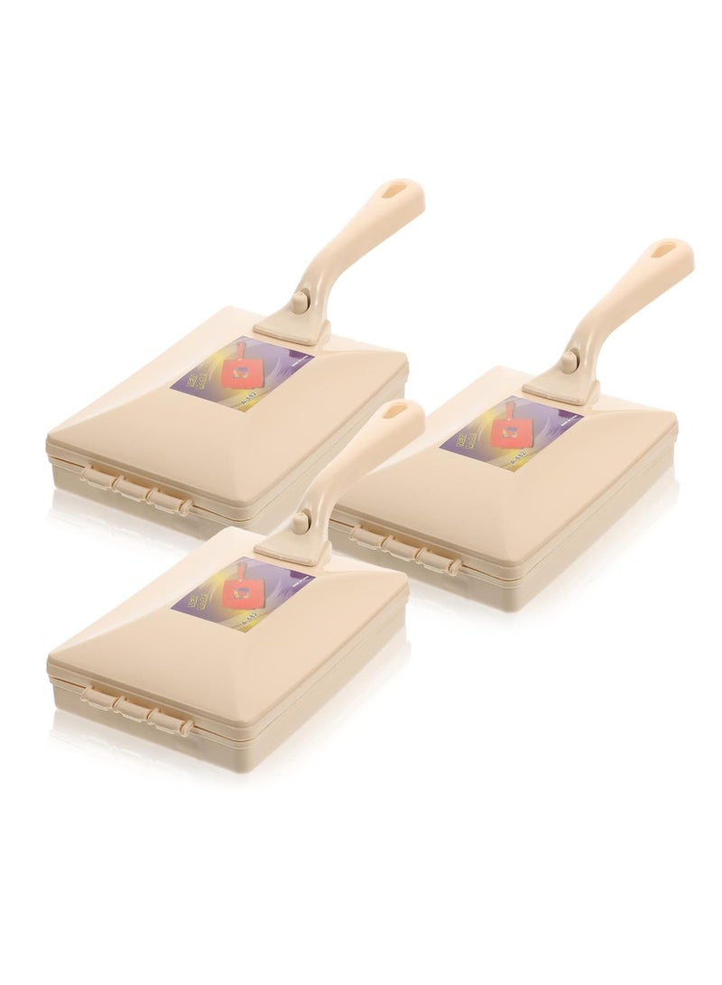 Bukela 3pcs Vacuum Brush Dust Brush Home Furniture Rolling Lint Brush Lint Hair Remover Tool Car Tools Pet Hair Removal Tool Roller Lint Brush Roller Brush Household Polyester - Image 1