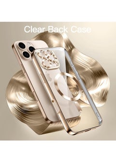 MIGOFAST Soft Clear Case for iPhone 16 Pro Max 6.9-Inch, Camera Lens Full Protection Compatible with MagSafe Wireless Charging Shockproof Electroplated TPU Phone Cover  Desert Titanium  - Image 3