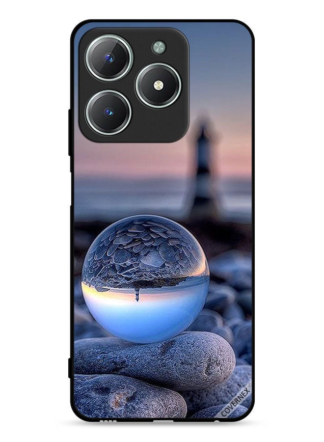 Covernex Realme C61 4G Protective Case Cover Awesome Photography Of Nature In Round Glass - Image 1