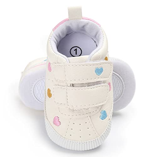 Clowora Baby Boys Girls Shoes Non-Slip Rubber Sole Sneakers Infant First Walking Toddler Crib Shoes Newborn Loafers Flats. (10/Multi-Color,12-18 Months) - Image 4