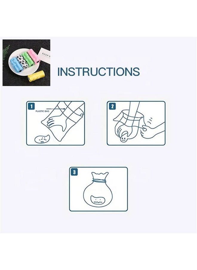 PET 11 Inch Potty Scooper For Dogs And Pets With 6 Poop Bag Rolls | Extra Thick And Strong Leak Proof Poop Bags For Pets (Color May Vary)  - Image 5