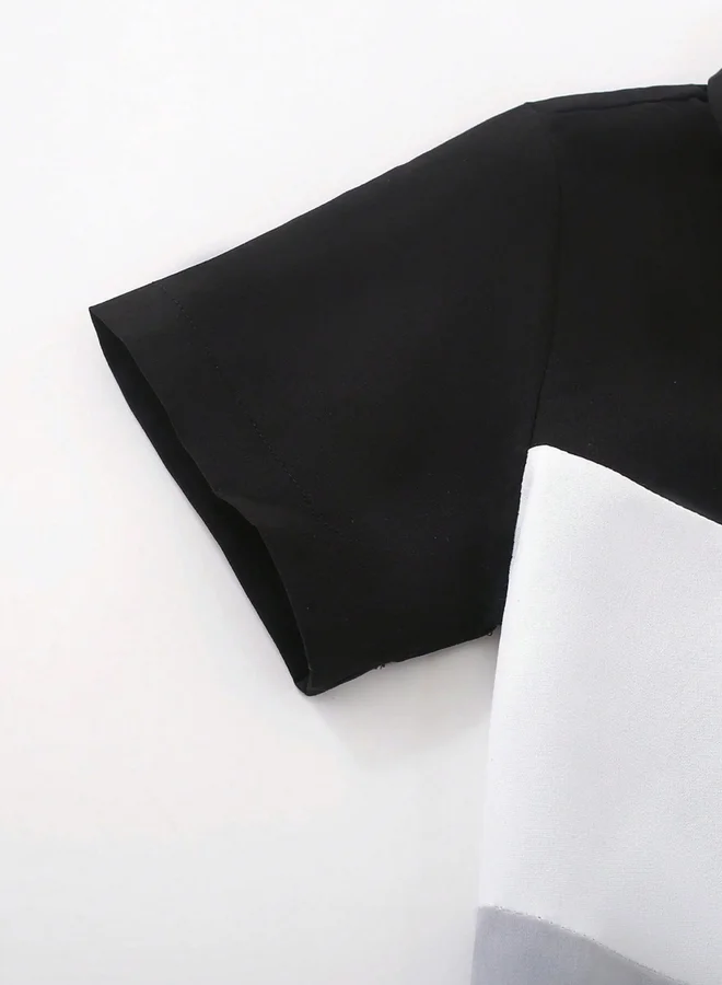 Take Two  Color Block Short Sleeve Shirt for Men | Best Price UAE