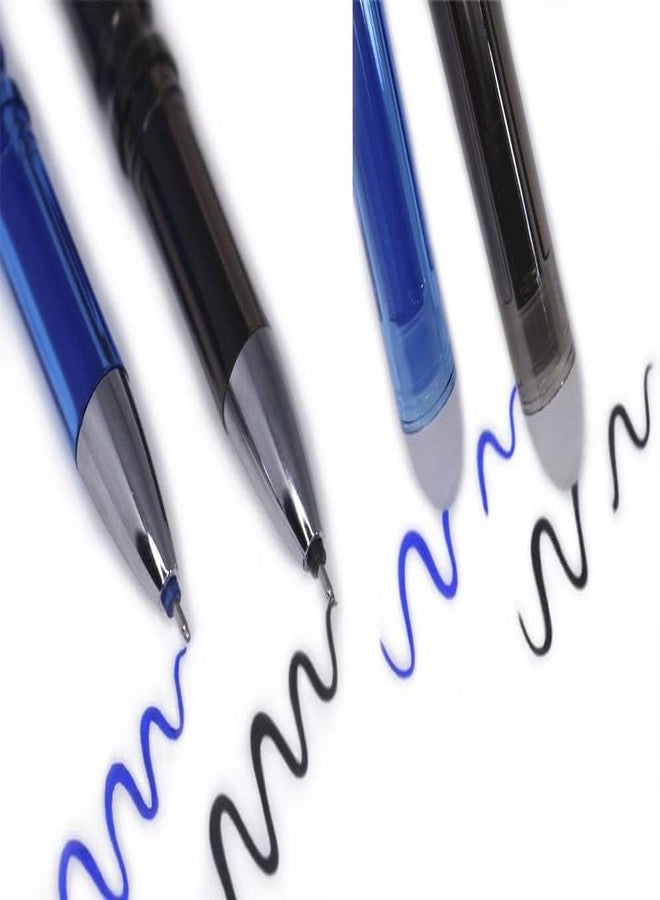 APCATIO Erasable Gel Ink Pens |Pack of 6 Black & 6 Blue Pen| with Ultra Fine 0.35mm Point Nib Erasable Gel Pens Best for Smooth Writing & Easy Correction (Pack Of 12) - Image 3