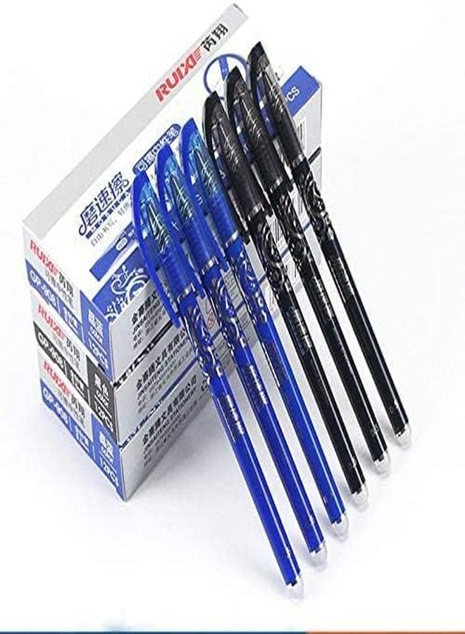 APCATIO Erasable Gel Ink Pens |Pack of 6 Black & 6 Blue Pen| with Ultra Fine 0.35mm Point Nib Erasable Gel Pens Best for Smooth Writing & Easy Correction (Pack Of 12) - Image 2