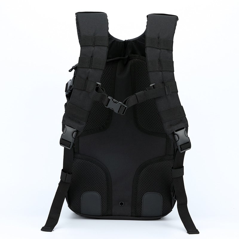 Tactical Backpack 25L Polyester Outdoor Sports Hiking Daypack with Air-Cushion Shoulder Straps - Image 3