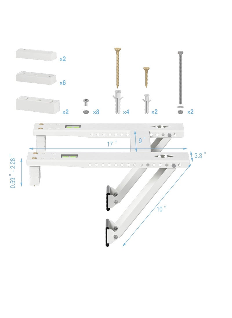Y&D Window Air Conditoner Bracket, Universal Conditioner Mounting Holder, Support for Hung Windows Up to 200 lbs  - Image 2