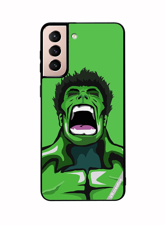 VR CREATIVE Protective Case Cover For Samsung Galaxy S21 Plus 5G Hulk Design Multicolour - Image 1