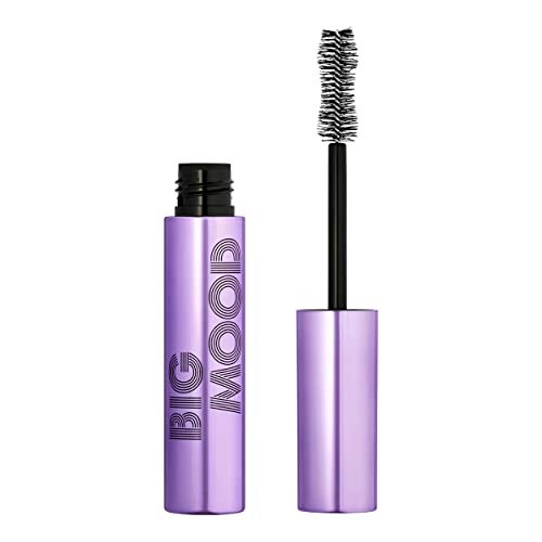 E.L.F. COSMETICS Big Mood Mascara Instantly Creates Longlasting Bold Lifted Voluminous Lashes Infused With Jojoba Wax Pitch Black 887 ml
