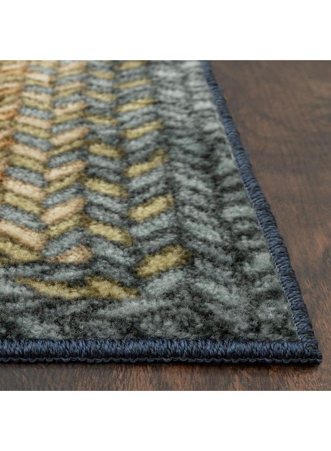 Maples Rugs Marion Braid Hallway Entryway Runner Non Skid Runner Rug [Made In Usa] Multi 2' X 8' - Image 4
