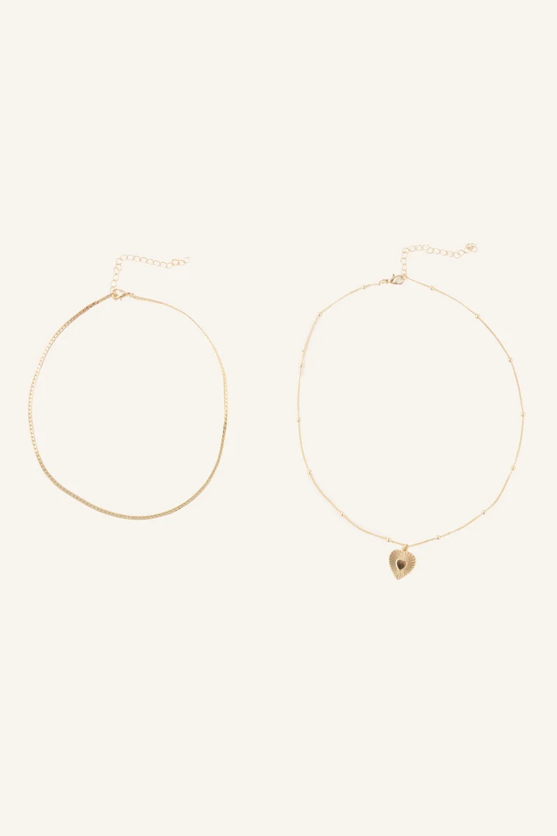 Woman 2 Piece Necklace