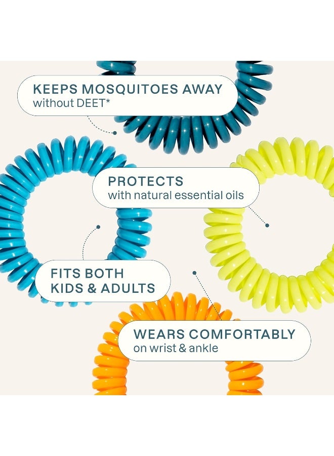 Cliganic Cliganic 50 Pack Mosquito Repellent Bracelets, DEET-Free Bands, Individually Wrapped  - Image 4