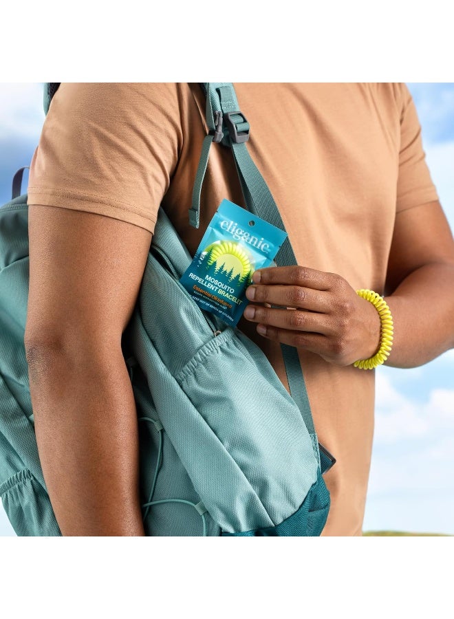 Cliganic Cliganic 50 Pack Mosquito Repellent Bracelets, DEET-Free Bands, Individually Wrapped  - Image 3