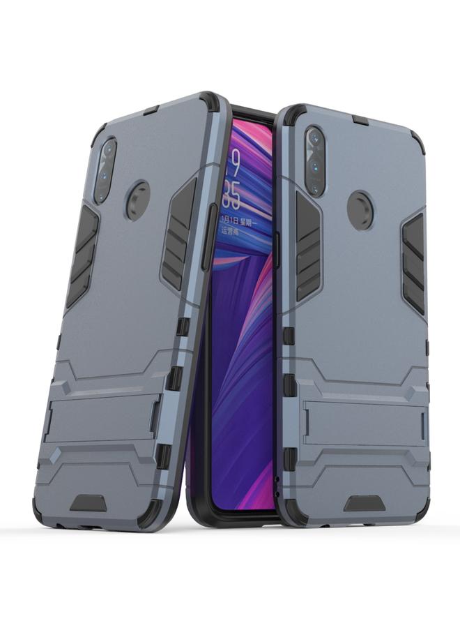 The Bros Shockproof PC + TPU Case with Holder for OPPO Realme 3