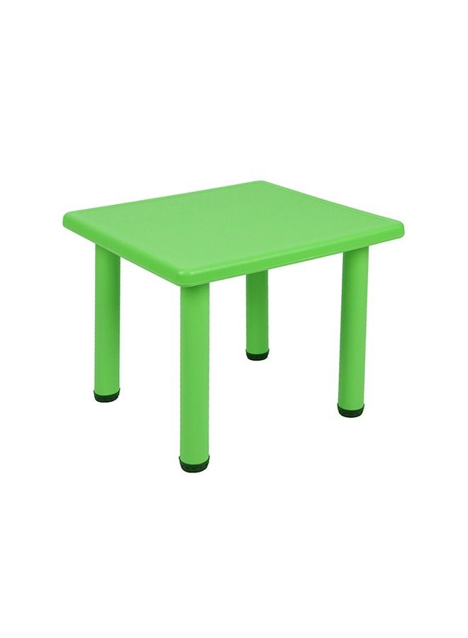 JSAITOYS Height Adjustable Table Plastic Furniture Green Color For Daycare - Image 3