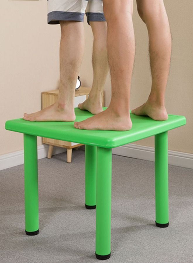 JSAITOYS Height Adjustable Table Plastic Furniture Green Color For Daycare - Image 5