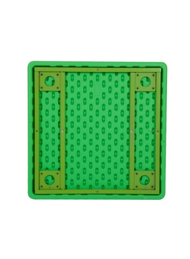 JSAITOYS Height Adjustable Table Plastic Furniture Green Color For Daycare - Image 4