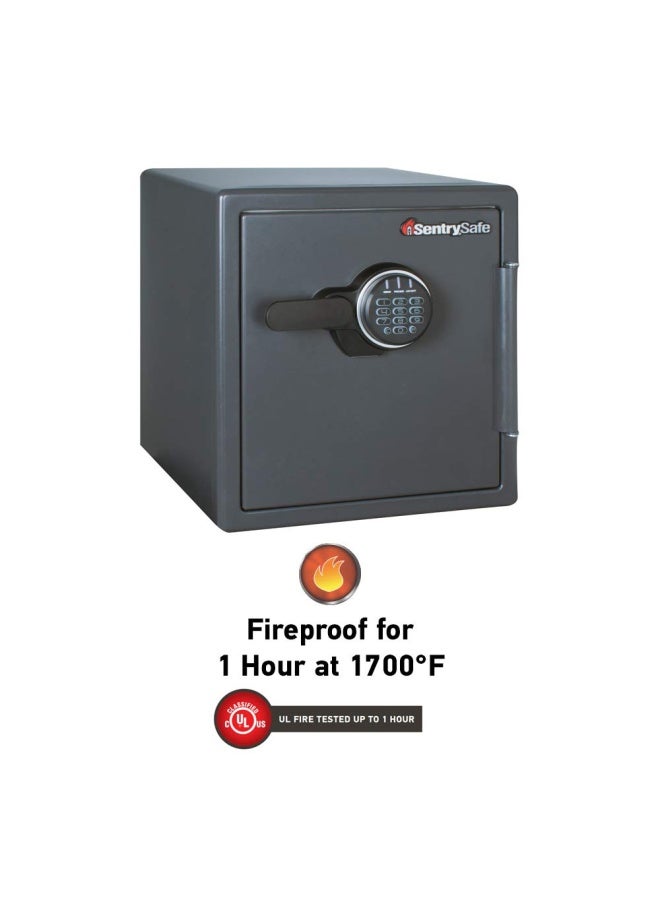 SentrySafe Sentrysafe Sf123Es Fireproof Safe With Digital Keypad  1.23 Cubic Feet  Black  - Image 2