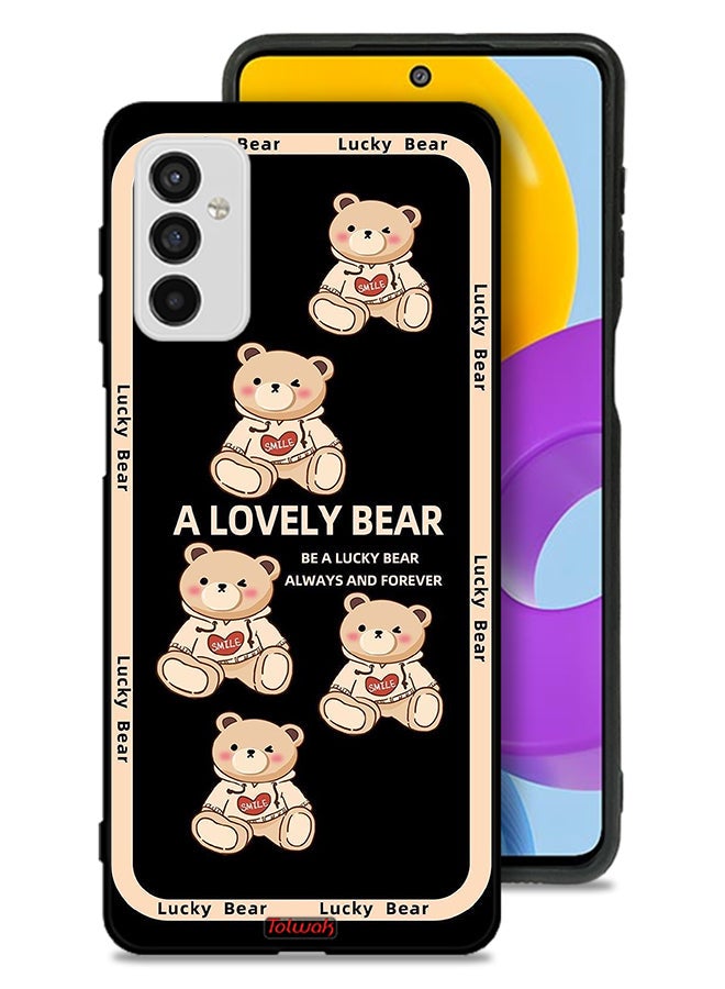 Tolwak Samsung Galaxy M52 5G Protective Case Cover A Lovely Bear - Image 1
