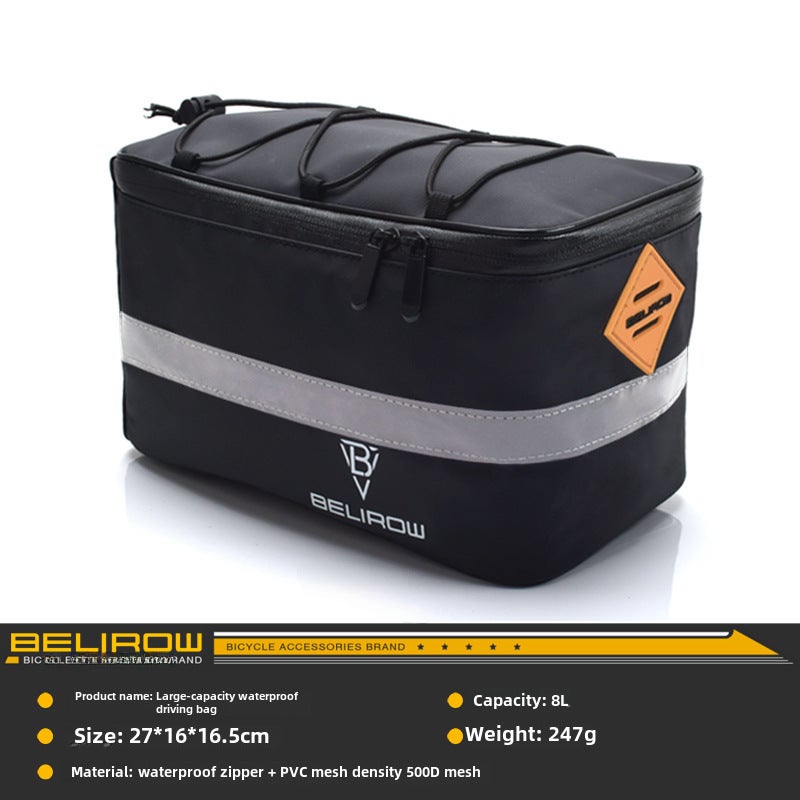 Generic Waterproof Cycling Tail Bag for MTBBL generation driving pack Black (8L) BL generation driving pack Black (8L)