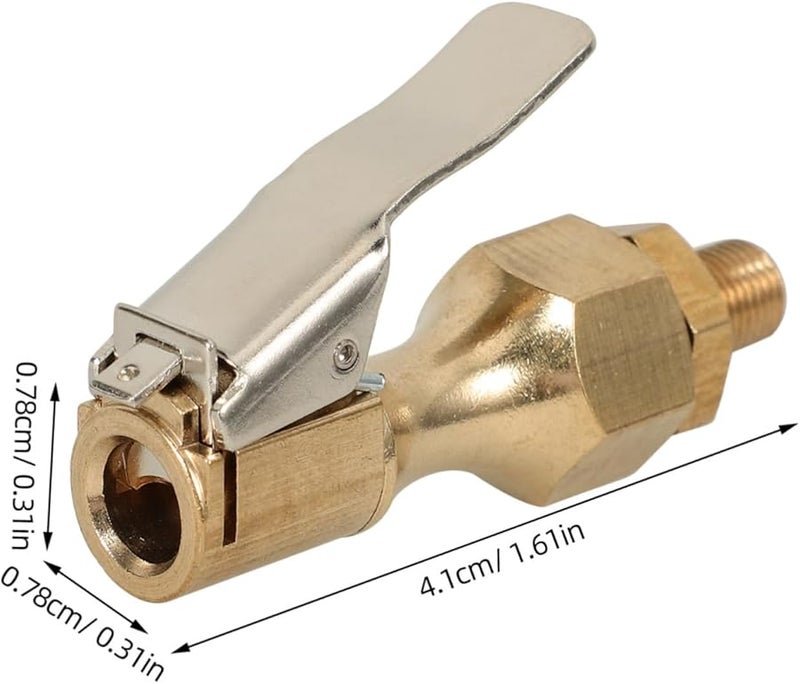 2Pcs Quick Connect Locking Air Chuck Tire Inflator Accessory for Car - Image 3