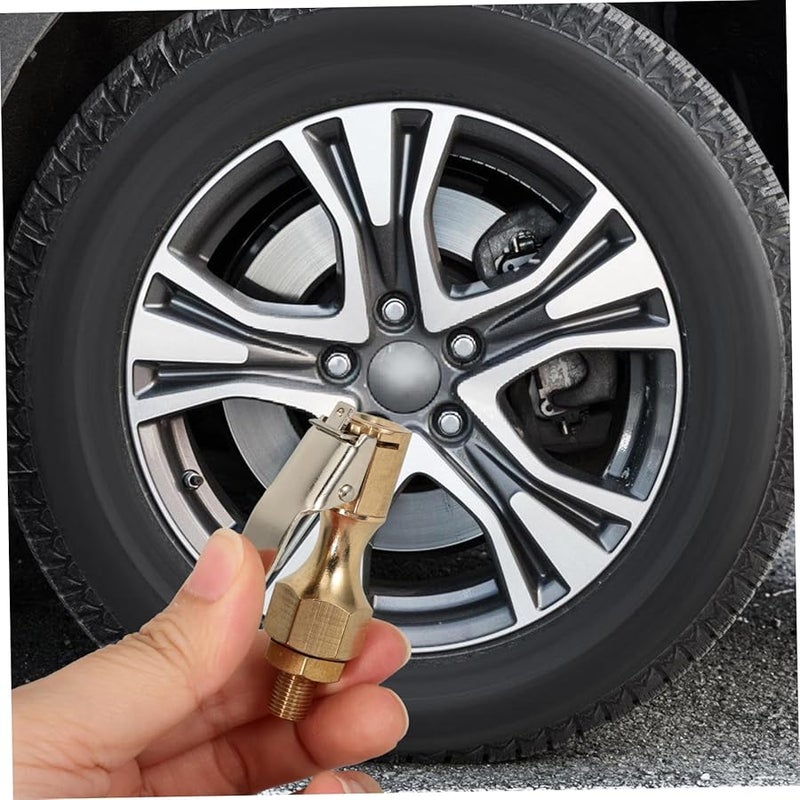 2Pcs Quick Connect Locking Air Chuck Tire Inflator Accessory for Car - Image 5
