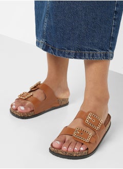 Ginger Two Buckle Casual Sandal Slide  - Image 5