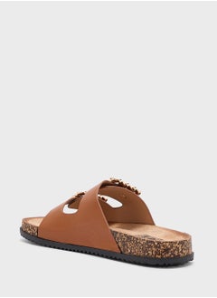 Ginger Two Buckle Casual Sandal Slide  - Image 2