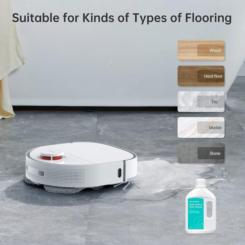 DREAME Floor Cleaning Solution Compatible with Matrix Series / Aqua10 Series/X Series / Aqua10 Series/L Series Robot Vacuum and Mop (33.81 Fl Oz) - Image 4