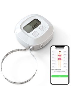 Excefore Tape Measure for Body, Smart Bluetooth Digital Measuring Tape with App, Retractable Function, Accurate Measurement Tape for Weight Loss, Muscle Gain, Fitness Bodybuilding, Inches & CM  - Image 1