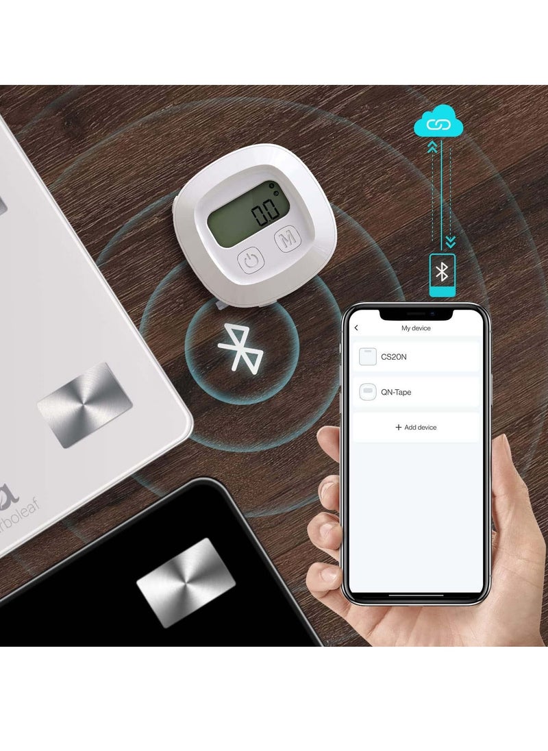Excefore - Tape Measure for Body, Smart Bluetooth Digital Measuring Tape with App, Retractable Function, Accurate Measurement Tape for Weight Loss, Muscle Gain, Fitness Bodybuilding, Inches & CM - Image 1