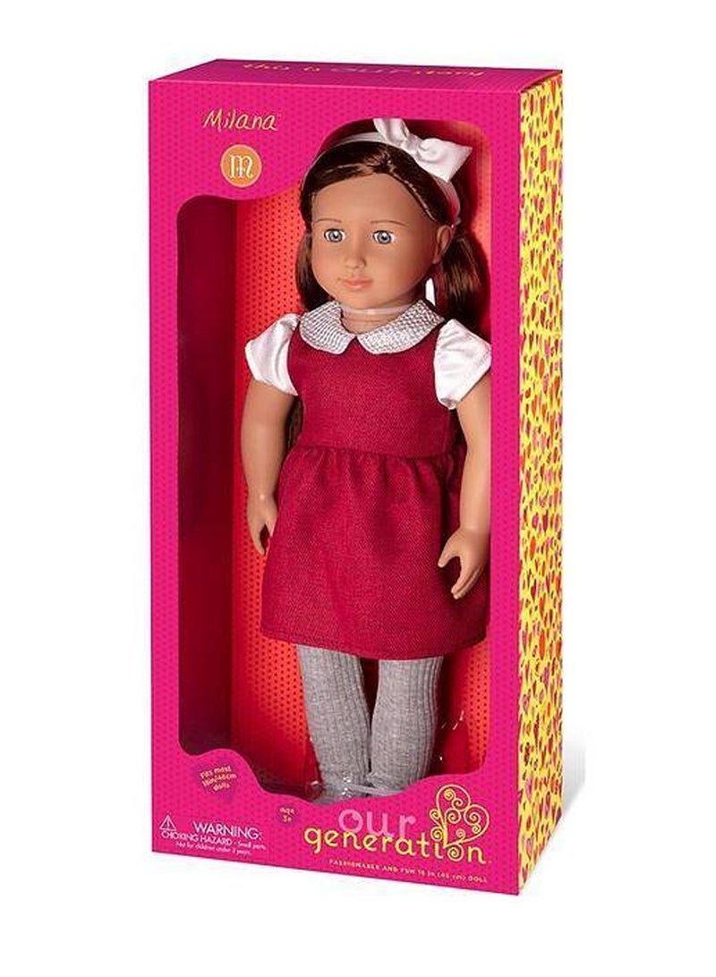 OG Our Generation Doll Milana With Sparkly Collar - Image 2