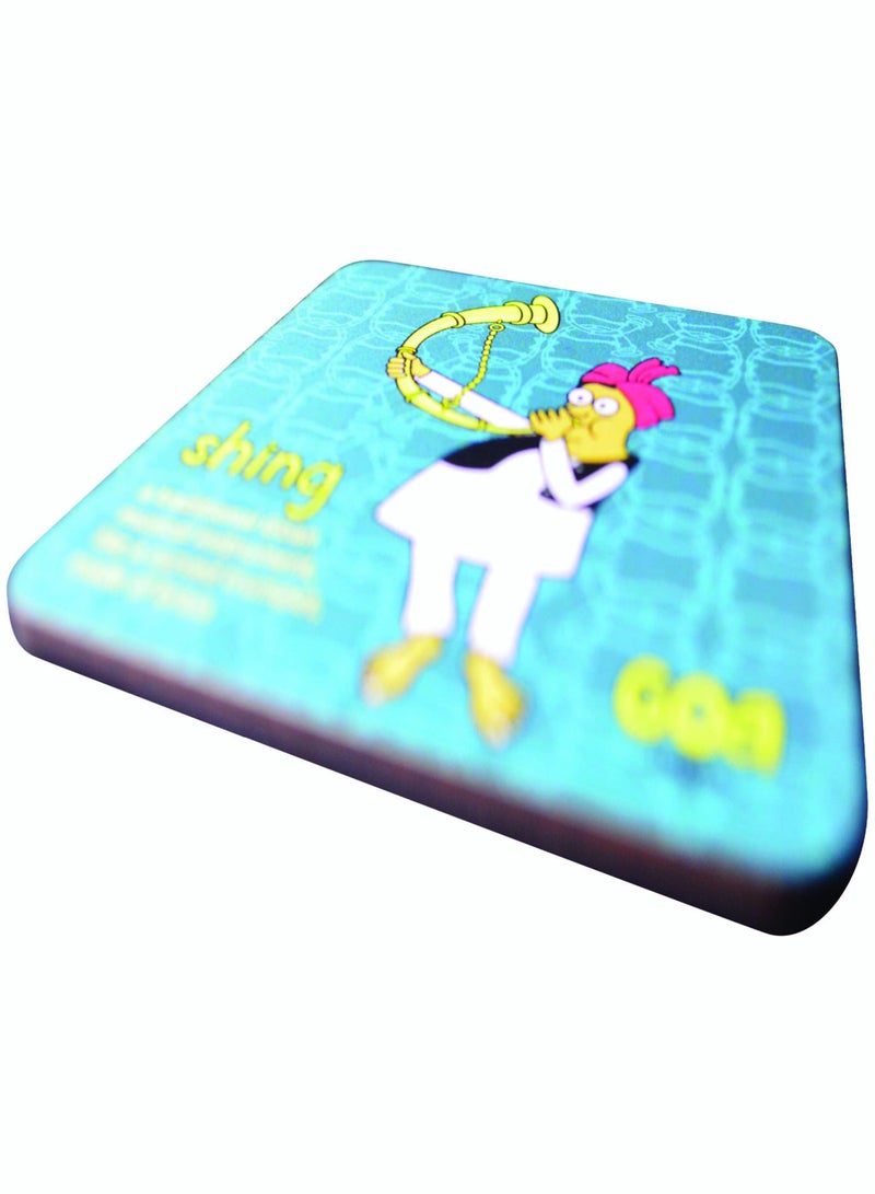 GOA2GULF Blutoad Coaster 90x90 mm MDF with Foam Base - Shing - Image 2