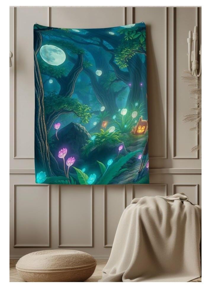 عام بطانية رقيقة من الفانيلا الكرتونية للأطفال أو الطلاب (دافئة ومريحة ومناسبة للنوم والألعاب) 100 سم * 150 سم - 656 - Image 1