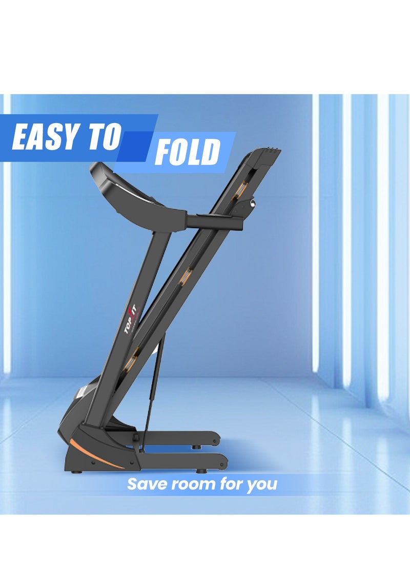MT-732 Digital Treadmill, 68 x 127 cm, 3.5 HP – Black, 140kg Max User Weight