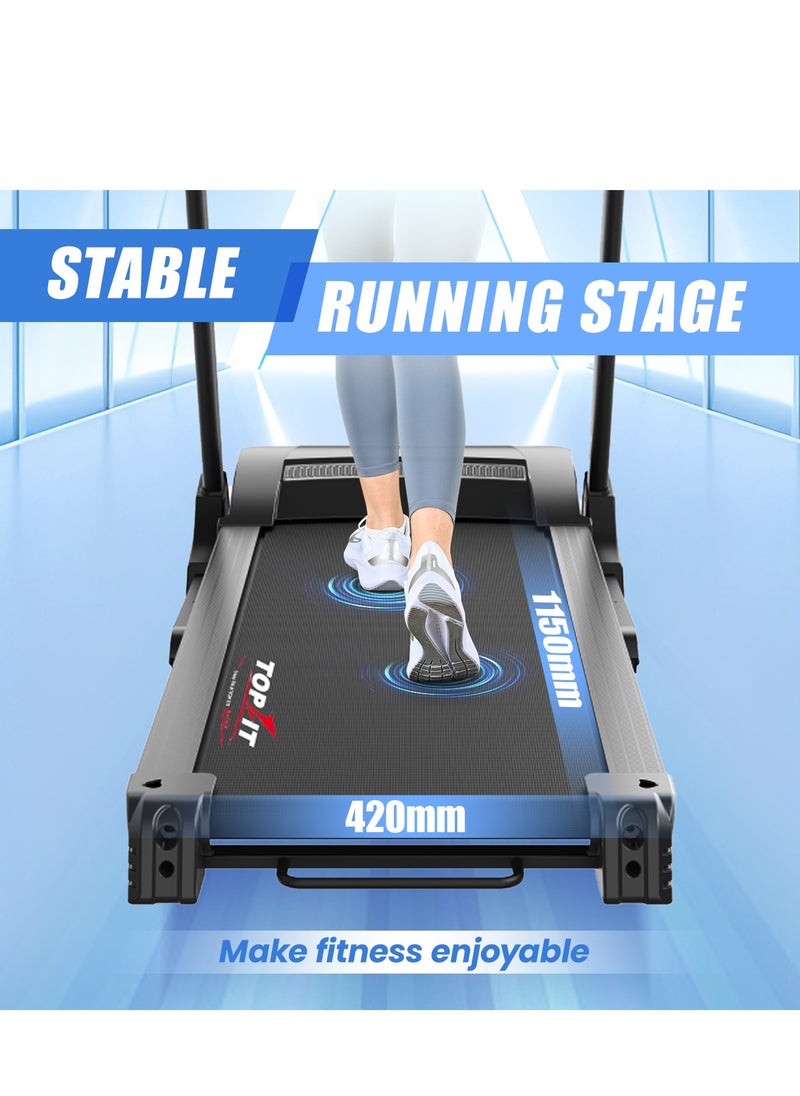 MT-732 Digital Treadmill, 68 x 127 cm, 3.5 HP – Black, 140kg Max User Weight