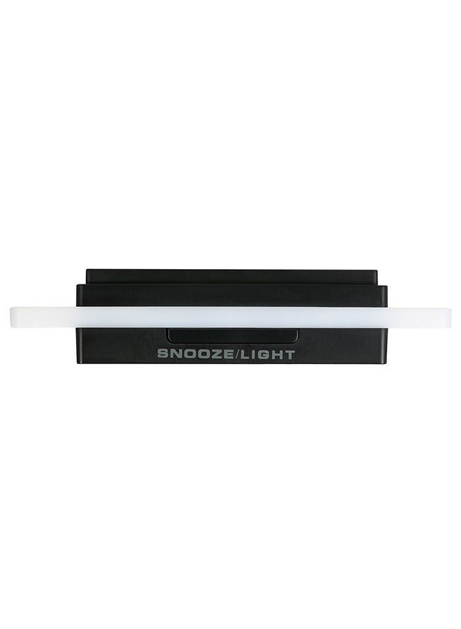 نيبمينينت ساعة منبّه مزودة بمقياس للحرارة بشاشة LCD رقمية وإضاءة خلفية وخاصية الغفوة أسود - Image 4