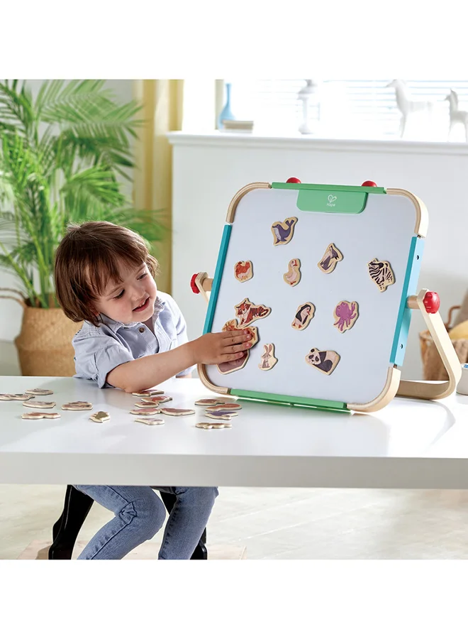 Hape 30-pcs Wooden Magnetic Animals, Animal Magnets, Toys For 2 Years & Up, Educational Toys,Magnet Toys