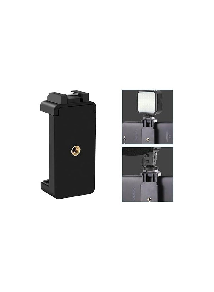 5 in 1 Video Camera Tripod, Grip Mount, Microphone and LED Light Kit for Any Smartphone for Professional Filmmaking and Video (U-Shaped Frame, LED Light, Microphone and Tripod), Model No. (PK-773)  - Image 2