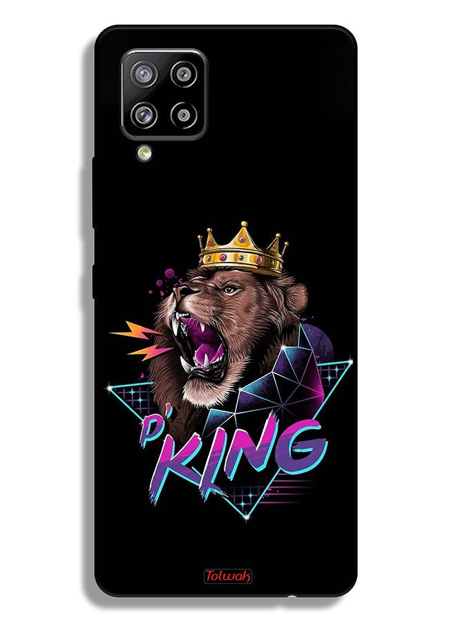 Tolwak Samsung Galaxy M42 5G Protective Case Cover Lion King Art - Image 1
