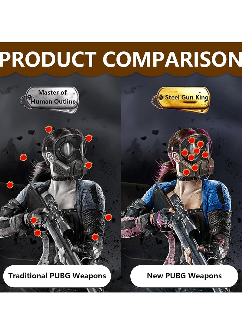 1 Pair Triggers 6 Fingers Joystick Controller, Fingers Mobile Game Trigger for PUBG Joystick Triggers L1R1 L2R2 Rapid-Fire  - Image 3