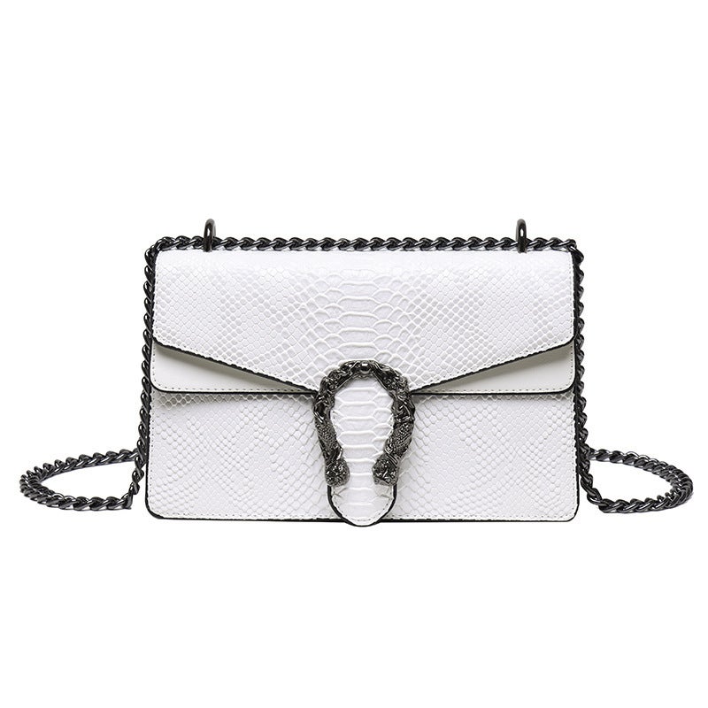 Style Retro Chain Small Square Bag For Women New Trendy Niche Fashion All-Match Shoulder Messenger Bag Bag Bag - Image 1