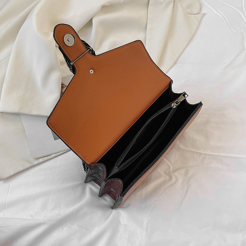 Style Retro Chain Small Square Bag For Women New Trendy Niche Fashion All-Match Shoulder Messenger Bag Bag Bag - Image 5