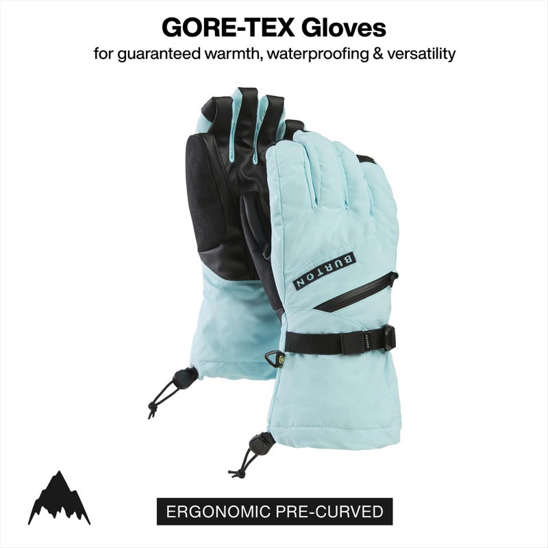 Burton Womenâ€™s Gore-TEX Insulated Gloves â€“ Waterproof Winter Snowboard Gloves â€“ Light Teal, Small - Image 2