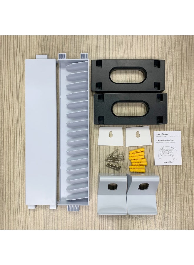 Dobe Wall Mount 14 in 1 Game Disc Storage Stand For PS5 - Image 2