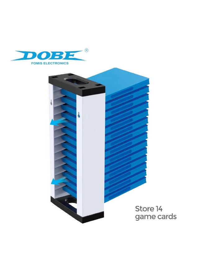 Dobe Wall Mount 14 in 1 Game Disc Storage Stand For PS5 - Image 5