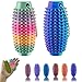 Deiviko 2PCS Upgrade Little Ouchies Pain Stim Fidget 3D Printed Fidget Toys Anxiety Relief Items Grippie Stim Keychain Stim Toys for Autistic Adults Hard Spiky Sensory Toys Novelty Gifts for Friends - Image 2